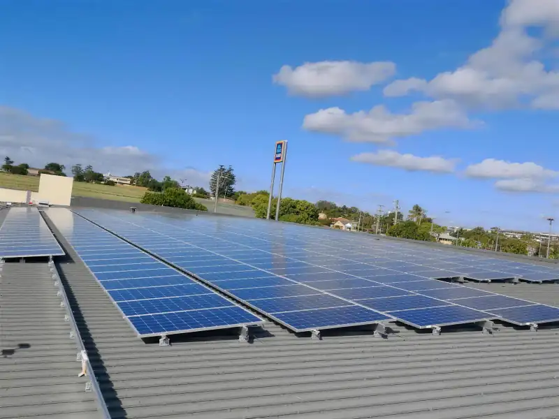 100kW install, Aldi, Hervey Bay, installed by RS Energy