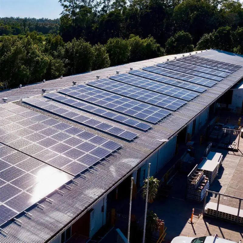 100kW system, James Hardie, Cooroy, installed by RS Energy